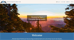 Desktop Screenshot of mountainrangedentistry.com